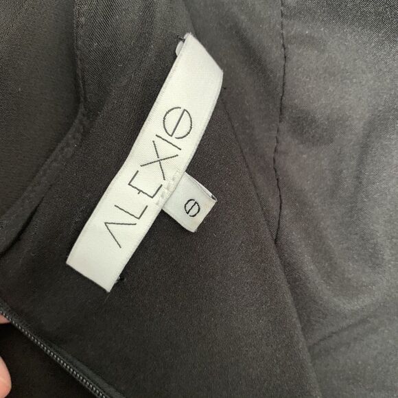 Alexis Black Bell Sleeve Dress Size Small - Picture 5 of 7